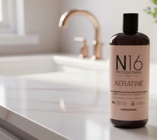 Shampoing bio de la marque Kératine