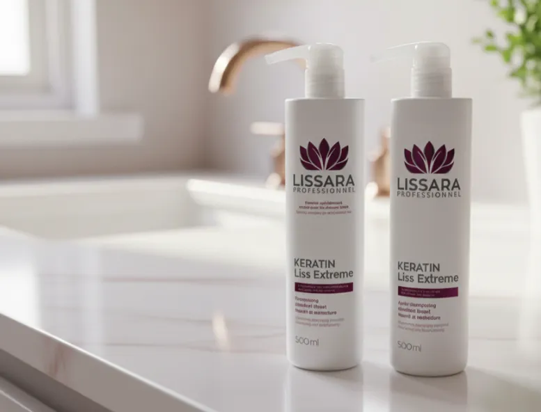 Duo de produits LISSARA sans paraben, sans silicone, et sans sulfate