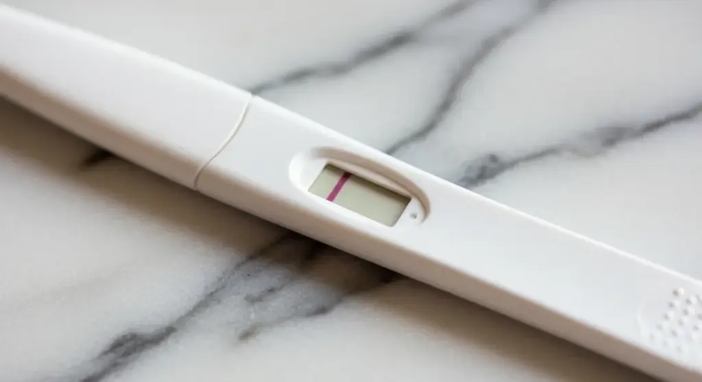 Test de grossesse négatif