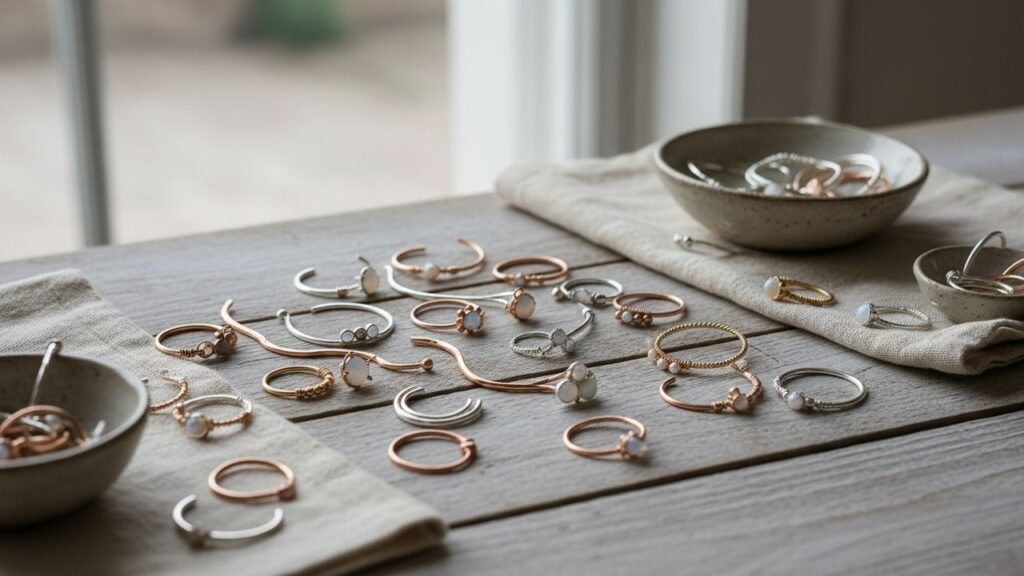 Piercings et divers bijoux
