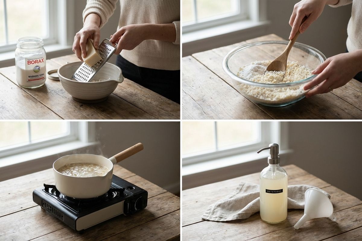 Lessive faite maison avec ce savon
