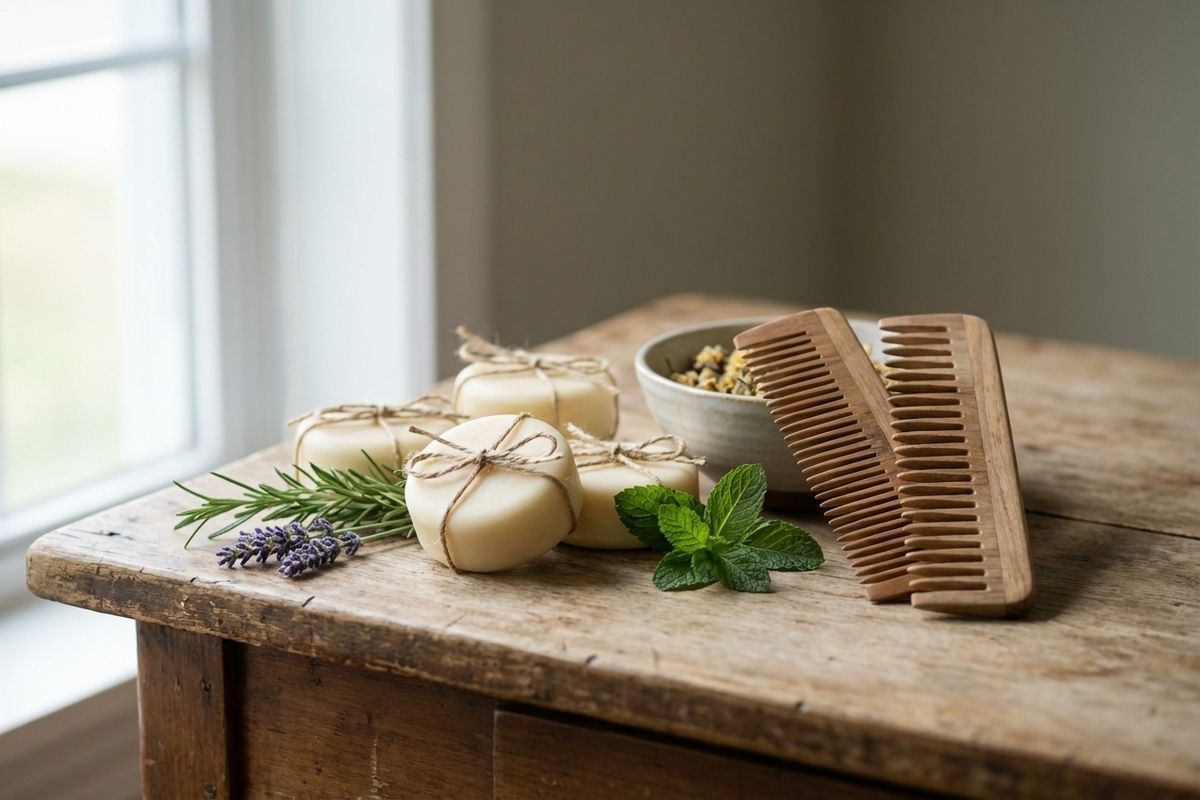Après shampoing solide