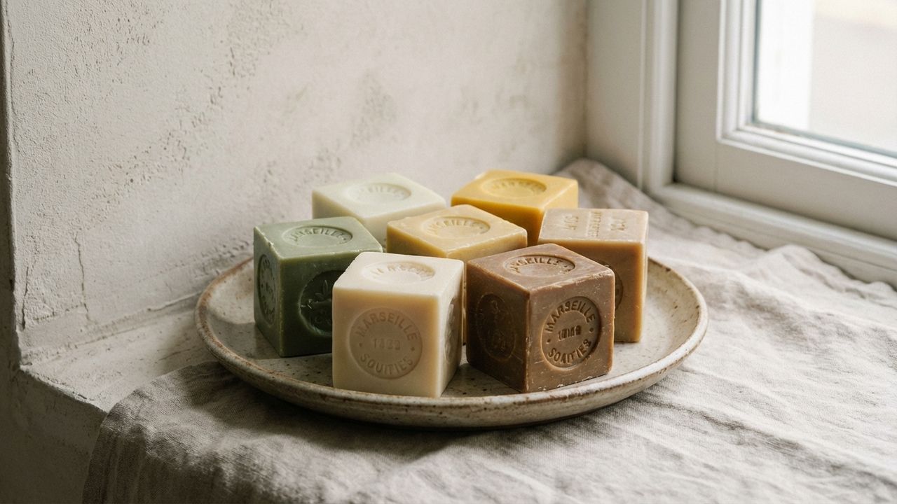 Ingrédients dans le savon de Marseille