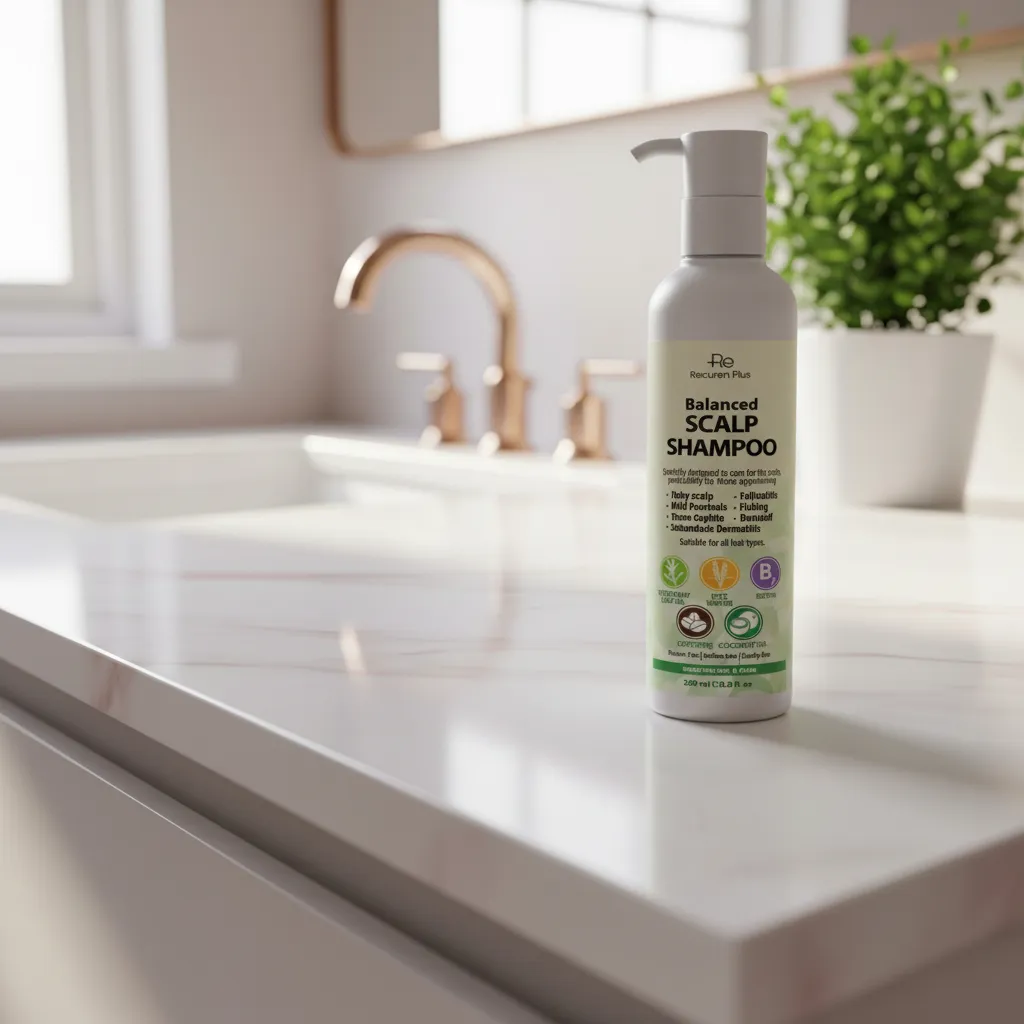 Le shampoing Recuren Plus contre la dermatite seborrheique