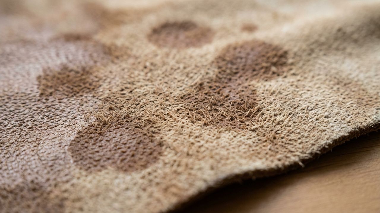 Le séchage du veste en cuir après nettoyage