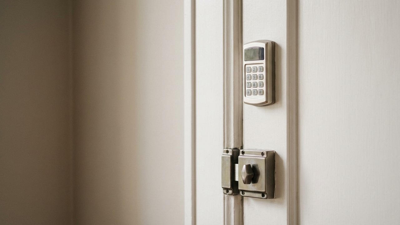 Système de sécurité et serrure renforcée pour réduire l'assurance habitation
