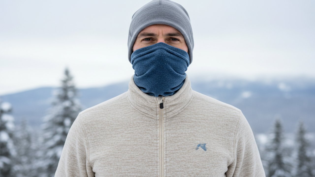 Polaire légère comme couche intermédiaire pour courir en hiver