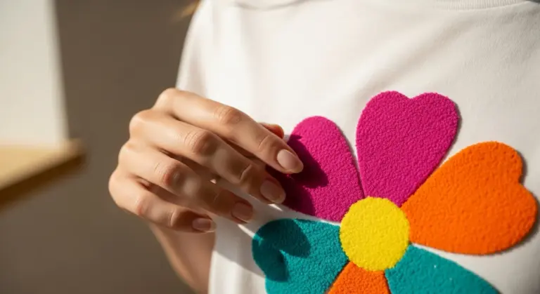 T-shirt personnalisé avec une fleur