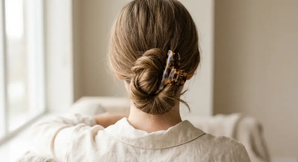 Pince en acétate qui n'abîme pas le cheveux et donne du style