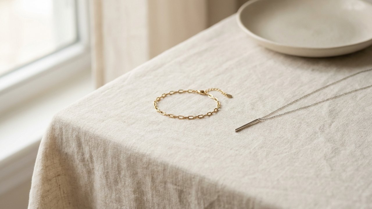 Bijoux en or et argent montrant l'importance de l'entretien et la durabilité