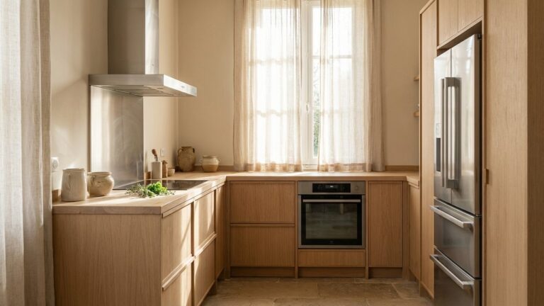 Cuisine moderne fabriquée en France avec équipements inox