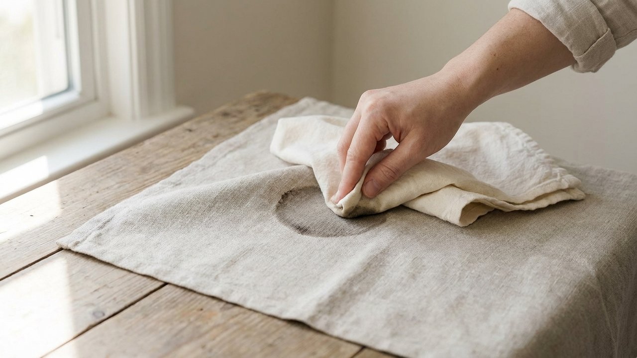 Technique de tamponnage pour enlever une tache sur fauteuil