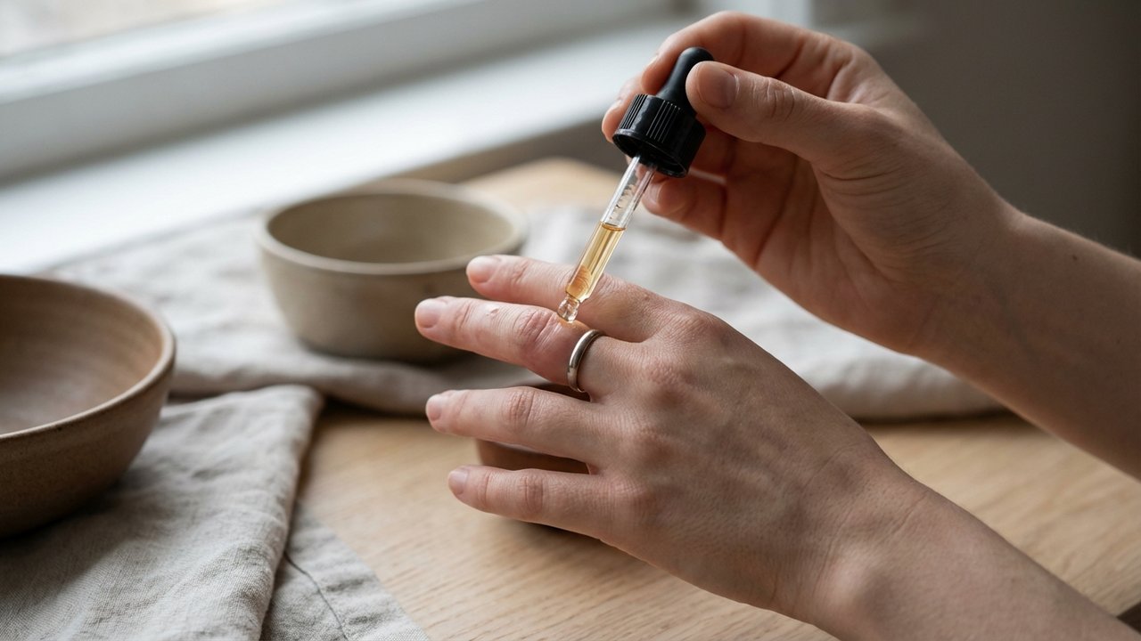 Application d'huile ou savon pour faciliter le retrait d'une bague