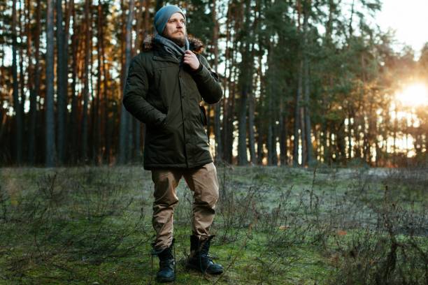 parka longue homme vêtement froid protection