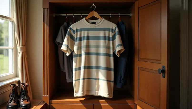 Porter un t-shirt de ugby pour un style old money