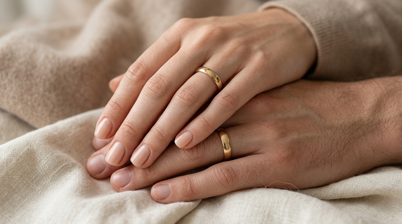 2 alliances modernes et minimalistes pour un mariage