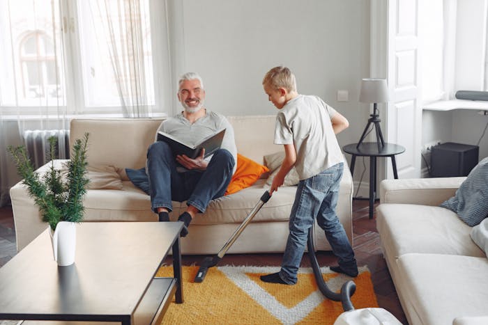 Aspirer et nettoyer un tapis