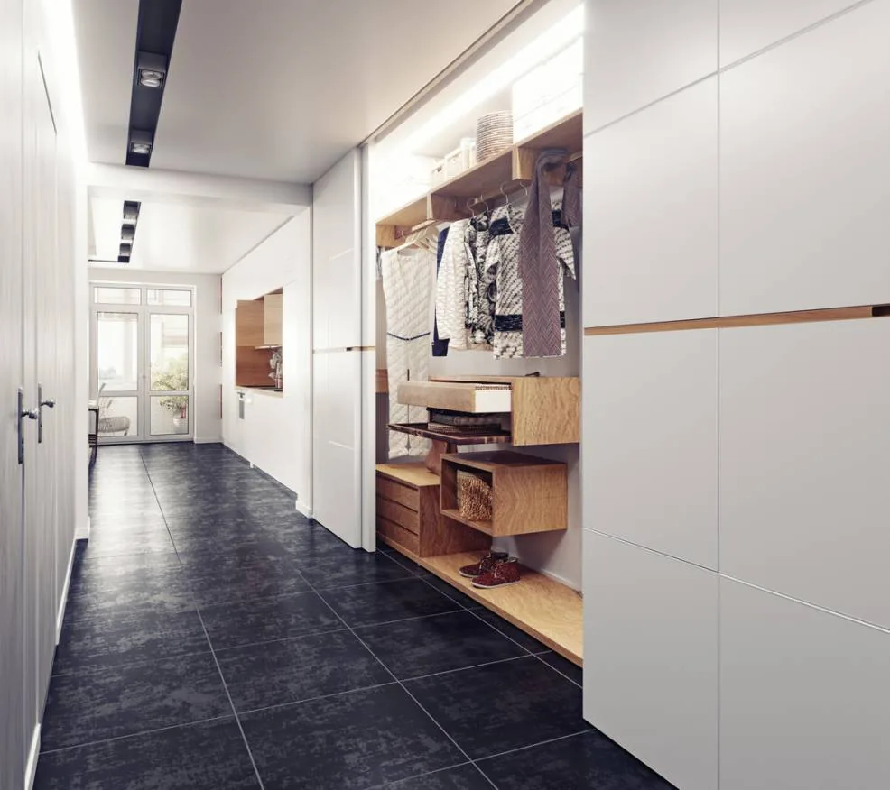 Dressing moderne avec portes coulissantes