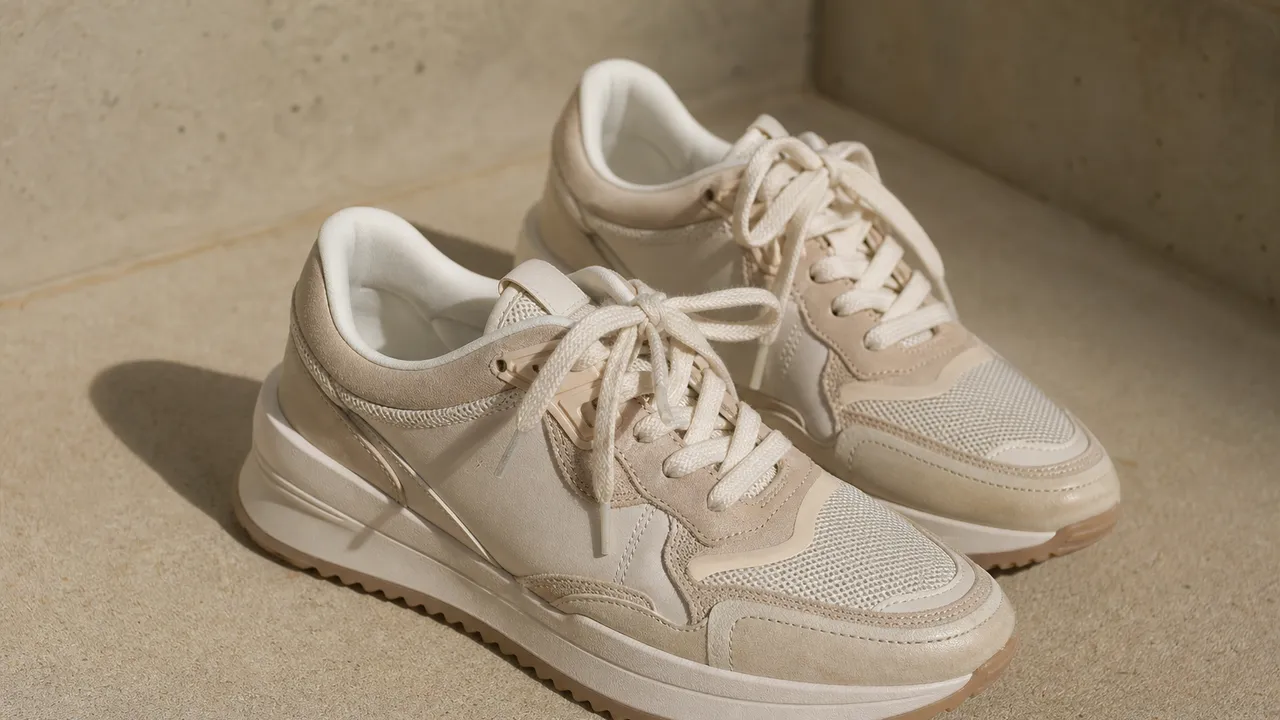 Paire de sneakers tendances femme